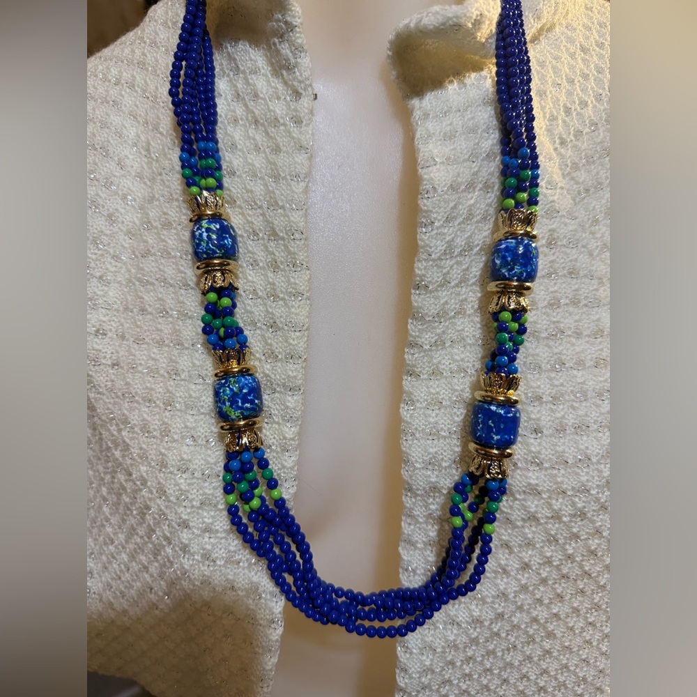 Vintage Marvella Beaded Necklace